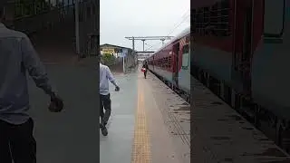 12947 Azimabad Express arrival Tundla junction #shorts #short #trending #trendingshorts#video#trend