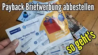 Payback Briefwerbung abbestellen - Payback Coupons per Post abbestellen