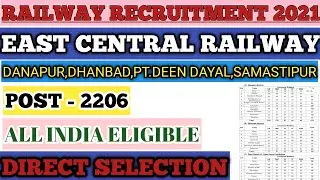 RAILWAY ECR APPRENTICE ONLINE FORM 2021 || FULL DETAIL || jankaari