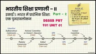 NIOS Block 501 Unit 2 Revision | DSSSB PRT 2025 Part B | Teaching Exam Notes in Hindi