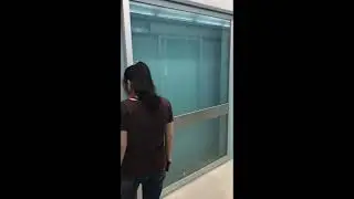❄️MBSafedoor--Automatic hermetic glass sliding door function display
