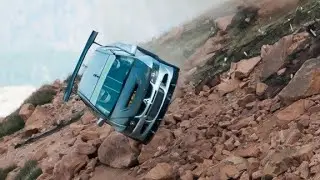 Jeremy Foley's crash at the 2012 Pikes Peak International Hill Climb