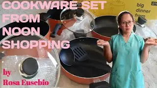 ALUMINUM COOKWARE SET 9PCS| REVIEW|NOON SHOPPING ||Rosa Eusebio
