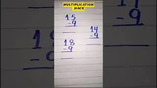 Multiplication hack#trick#easy math #short#video#youtubeshorts #viral #shortfeed