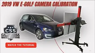 2019 VW EGOLF Golf Windshield Camera Calibration