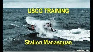 US Coast Guard Station Manasquan foul weather training in high seas with the 47' Motor Lifeboat.