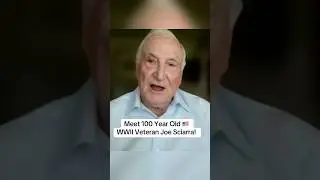 Познакомьтесь со 100-летним американским ветераном Второй мировой войны Джо Скиаррой.