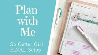 PLAN WITH ME Go Getter Girl Planner | Go Getter Girl Daily Planner | Social Media Planner | NOTIQ