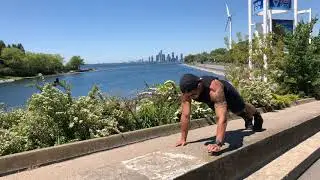 Bodyweight pushup variation