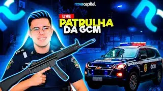 NOVA CAPITAL ROLEPLAY! 🚔 PATRULHA DA GCM + SORTEIO  | LIVE MTA 🚨