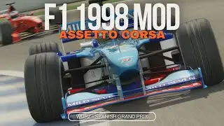 Assetto Corsa F1 1998 Mod - Alexander Wurz&rsquo;s Epic Start at Barcelona!