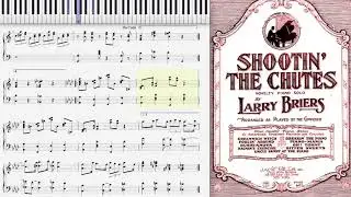 Shootin' the Chutes by Larry Briers (1924, Novelty piano)