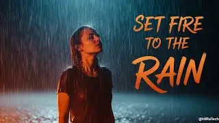 🎵Set Fire To The Rain - Adele (Relaxing Cover + Video Lyrics)🎵
