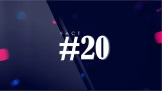 Blue & Pink fact number animated background (Fact Slides) Rio