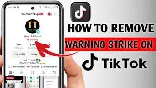 Как снять предупреждение в TikTok