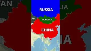 Карта Монголии в анимации