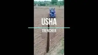 Tractor Trencher by USHA AGRO INDUSTRIES | 9009820183 #hargharjal