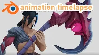 Kayn and Rhaast - Blender animation timelapse