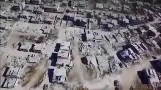 Применение пары установок УР-77 в Сирии