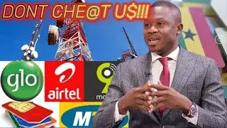 DON'T CHEAT US...telecommunication networks in ghana said by SADDICK ADAM