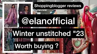 Elan winter unsitched 