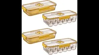 CottonColors Stackable Fridge Egg Tray Review - Pros & Cons - CottonColors Egg Holder