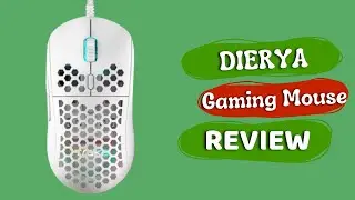 DIERYA Gaming Mouse, 12800DPI Optical Sensor, 6 Programmable Buttons Review