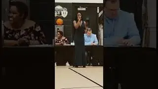 Singing Adele &ldquo;When We Were Young&rdquo; Senior Night( Part 2) #Adele #singer #seniornight#basketball