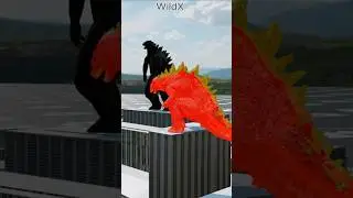 Burning Godzilla Vs Dancing Godzillla #shingodzilla