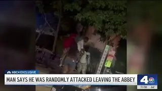 Man says he was violently attacked leaving in the Abbey in West Hollywood