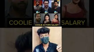 Coolie Actors Salary 😱 #shorts