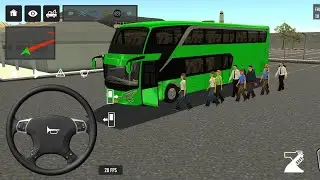BUS SIMULATOR INDONESIA|| Bus🚌 Driving City 👮 euro Coach bus Simulator 🔥-Android Gameplay Bus 2024