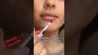 Lipstick tutorial, how to apply liquid lipstick #lipsticktutorial #beautyguru #shorts