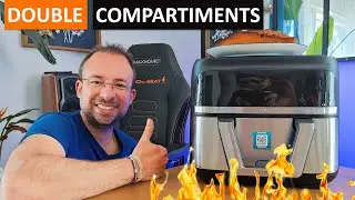 Cecotec Cecofry dual 9000 ❤️ Le mini four à 2 compartiments INDISPENSABLE