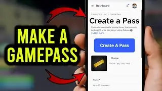 Как создать Gamepass в Roblox Mobile