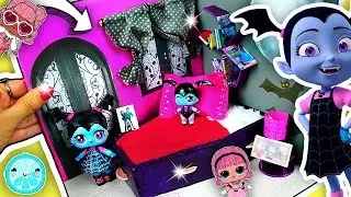 Vampirina LOL SURPRISE Doll Custom DOLLHOUSE Tutorial &hearts; DIY LOL Dolls Videos Disney Jr