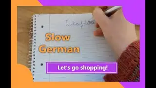 Going to the Supermarket in Germany - Slow German with Subtitles