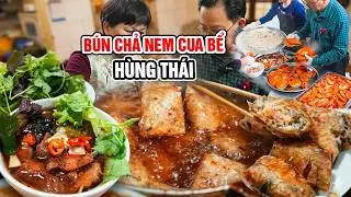 NEM CUA BỂ GIÒN RỤM | Hậu trường quán BÚN CHẢ đông khách top Hà Nội