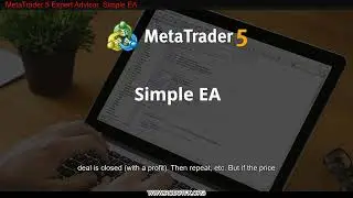 MetaTrader 5 Expert Advisor  Simple EA