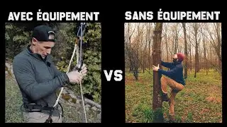 COMMENT GRIMPER AUX ARBRES (sans equipement vs vid&eacute;o Mike Horn)