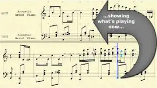 MidiIllustrator Music Notation Software - Advance Page Turn
