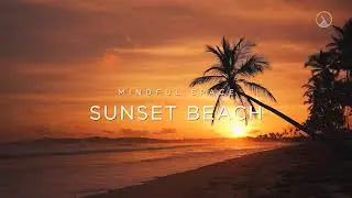 🌅 1 Hour Sunset Beach Meditation | Calming Ocean Waves for Mindfulness & Inner Peace