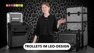 anndora Trolley im Leo-Design - Beauty Fashionista's - the Visagist trolley🧳🐆