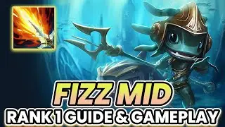 MASTER FIZZ MID IN WILD RIFT SEASON 16 | INSANE OUTPLAYS & ONE-SHOT (BUILD + RUNES) | RANK 1 GUIDE