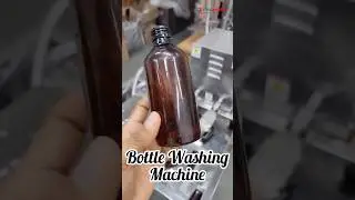 Semi Automatic Bottle Washing Machine