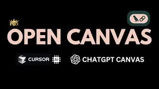 FREE Open Canvas Vs ChatGPT Canvas  | Cursor ai & bolt.new killer