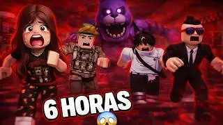 FIQUEI 6 HORAS PRESA NA PIZZARIA ASSOMBRADA 😱 | FNAF Doom 1 no Roblox
