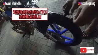 Magnet Megatron dibubut, motor terbang2 tapi atasnya jadi kurang nampol | Slebor depan sampe anjlok