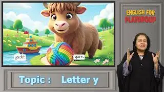**English 3+ Kids Learning | Letter Y | Teacher Guide**