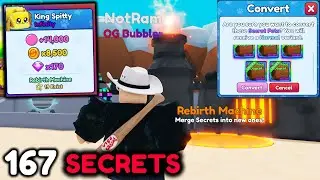 167 SECRET PETS in BGSI Rebirth Machine!!